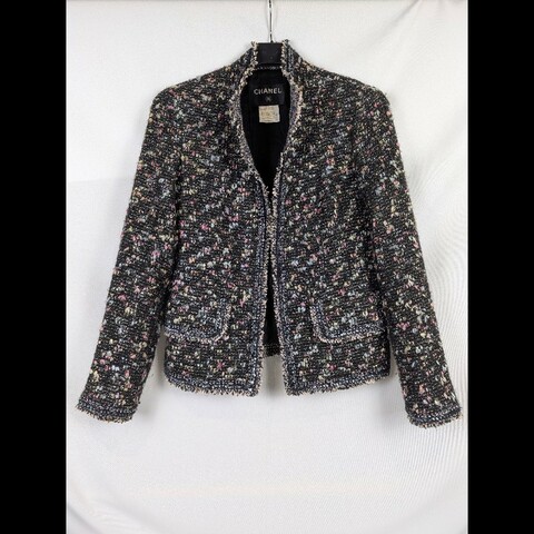 莉亞精品♡CHANEL 小香風外套 尺碼36 二手美品