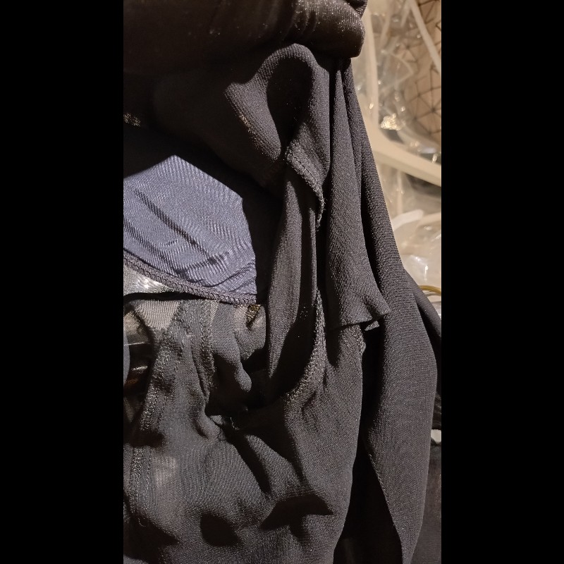 Chanel 紅領黑色薄外套-24