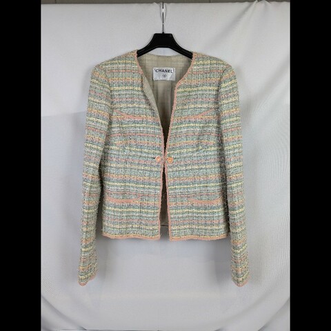 莉亞精品♡CHANEL 小香風外套 二手美品