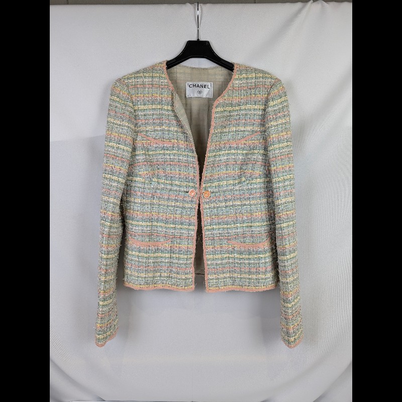 莉亞精品♡CHANEL 小香風外套 二手美品-0