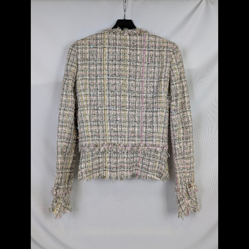 莉亞精品♡CHANEL 小香風外套 尺碼38 二手美品-1