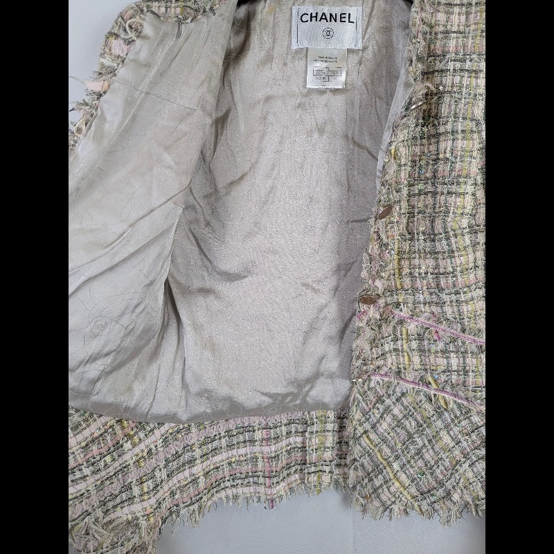 莉亞精品♡CHANEL 小香風外套 尺碼38 二手美品-2