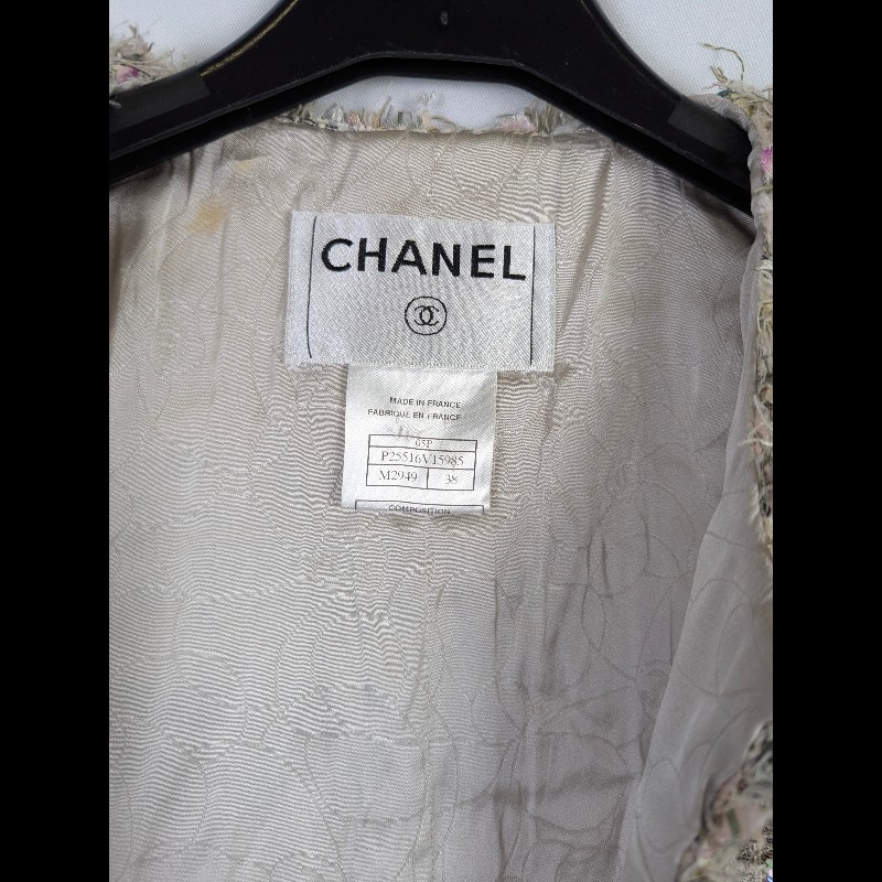 莉亞精品♡CHANEL 小香風外套 尺碼38 二手美品-3