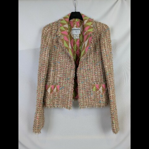 莉亞精品♡CHANEL 小香風外套 尺碼36 二手美品