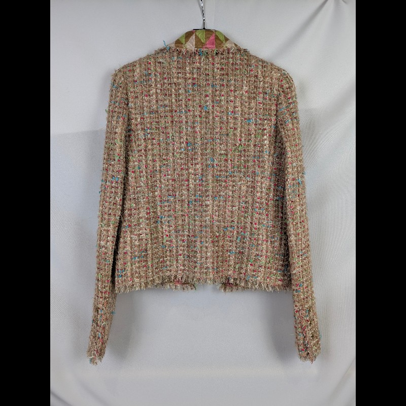 莉亞精品♡CHANEL 小香風外套 尺碼36 二手美品-1