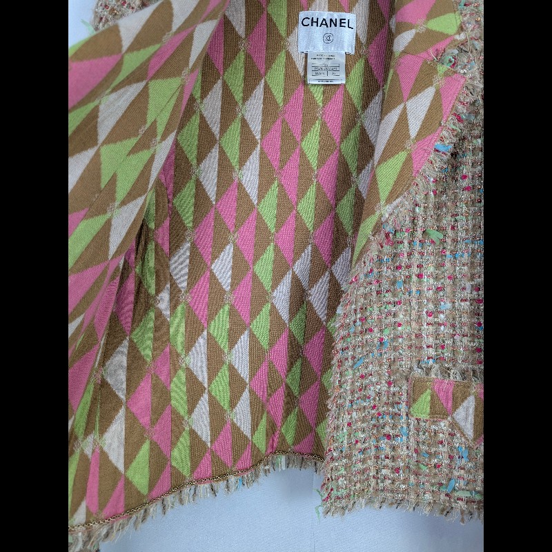 莉亞精品♡CHANEL 小香風外套 尺碼36 二手美品-2