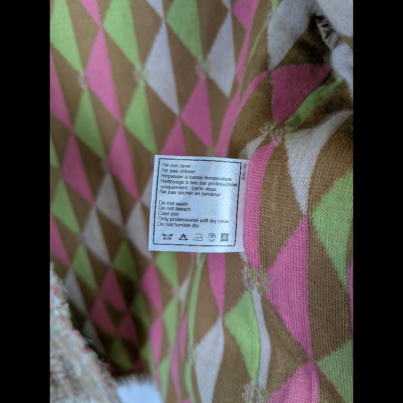 莉亞精品♡CHANEL 小香風外套 尺碼36 二手美品-4