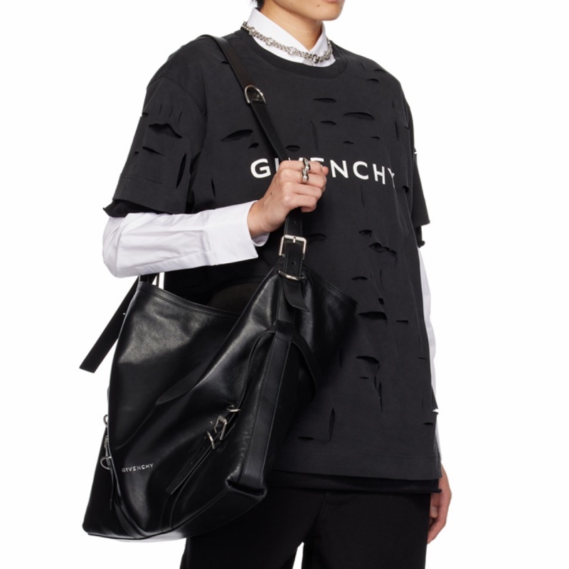 Givenchy 男士 Archetype 撕裂效果 T 恤4XL XXS XS S M L XL XXLXL碼-6