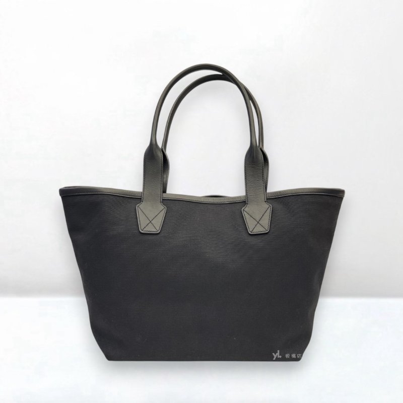 S5252-BALENCIAGA包包 Jumbo小型黑帆布托特包-3