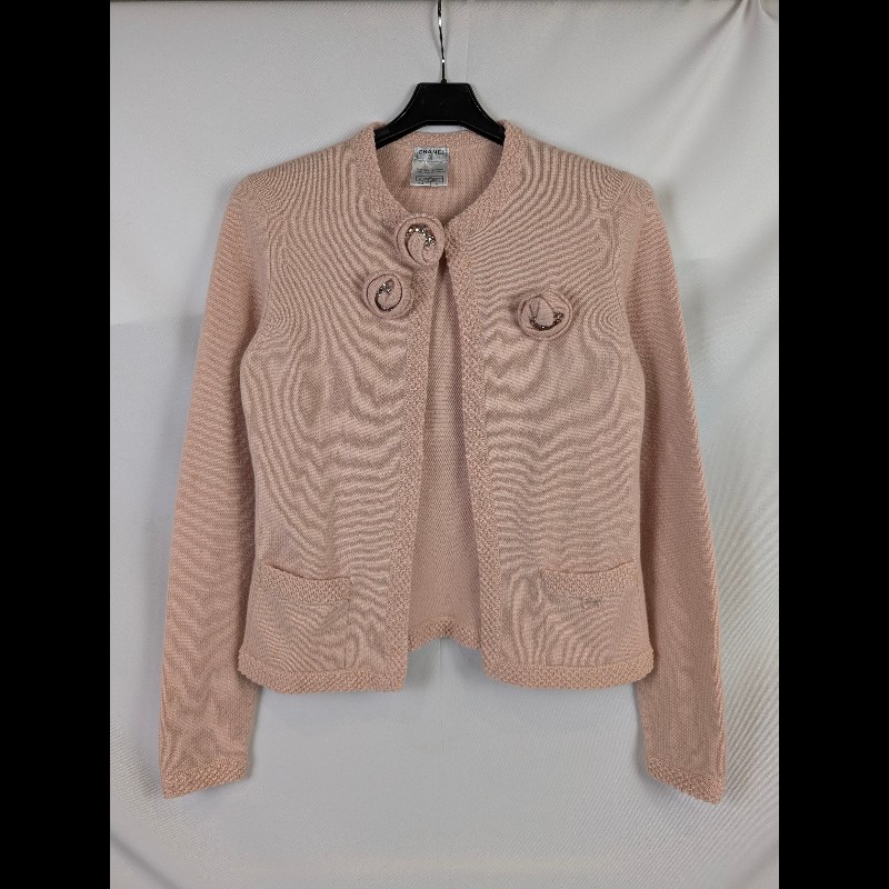 莉亞精品♡CHANEL 小香風外套 尺碼38 二手美品-0