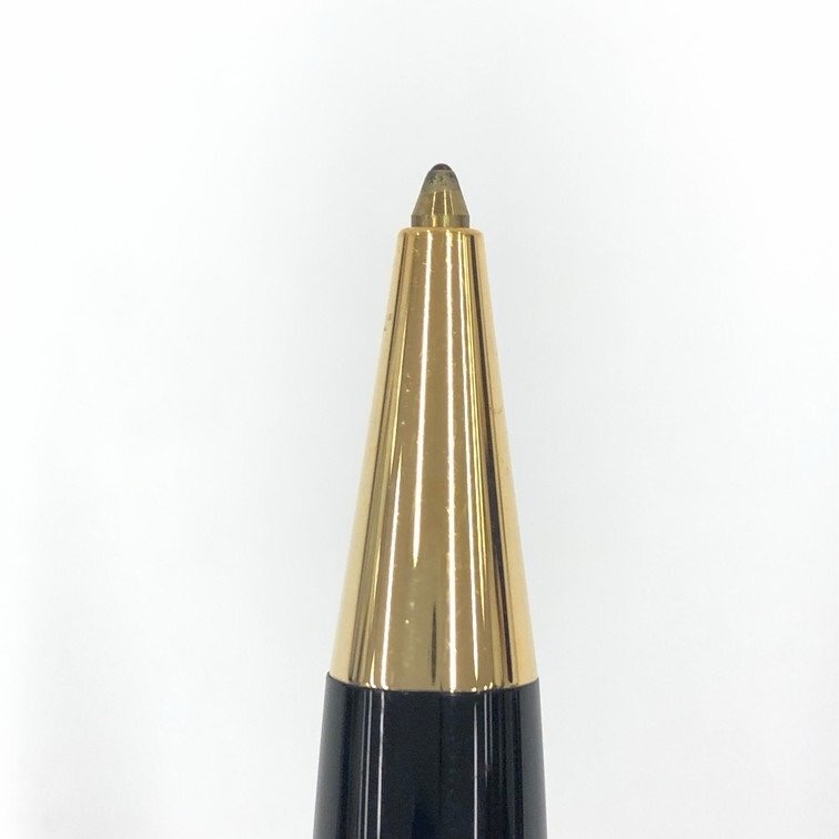 真品MONTBLANC 萬寶龍 Meisterstück 大師傑作（大班）鍍黃金經典原子筆-12