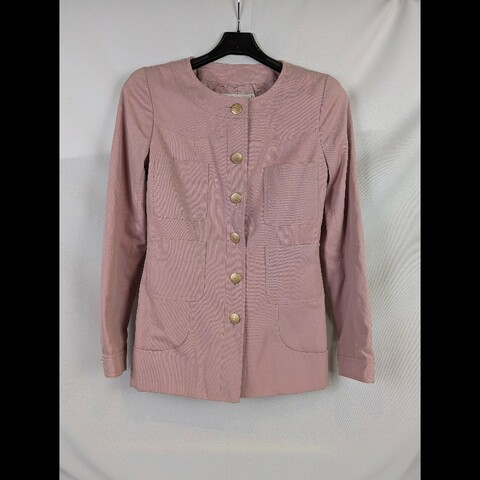 莉亞精品♡CHANEL 小香風西裝外套 尺碼34 二手美品