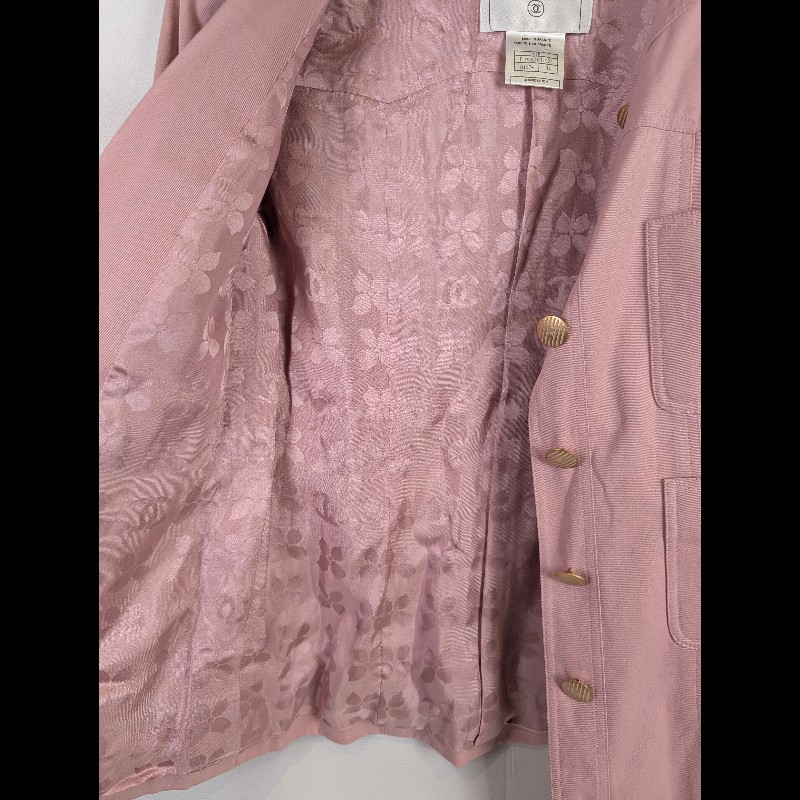 莉亞精品♡CHANEL 小香風西裝外套 尺碼34 二手美品-2