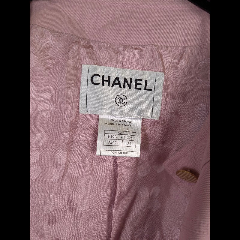 莉亞精品♡CHANEL 小香風西裝外套 尺碼34 二手美品-3