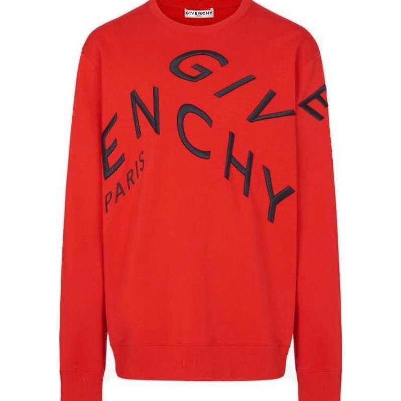 Givenchy 男士 logo刺繡衛衣M L碼-0