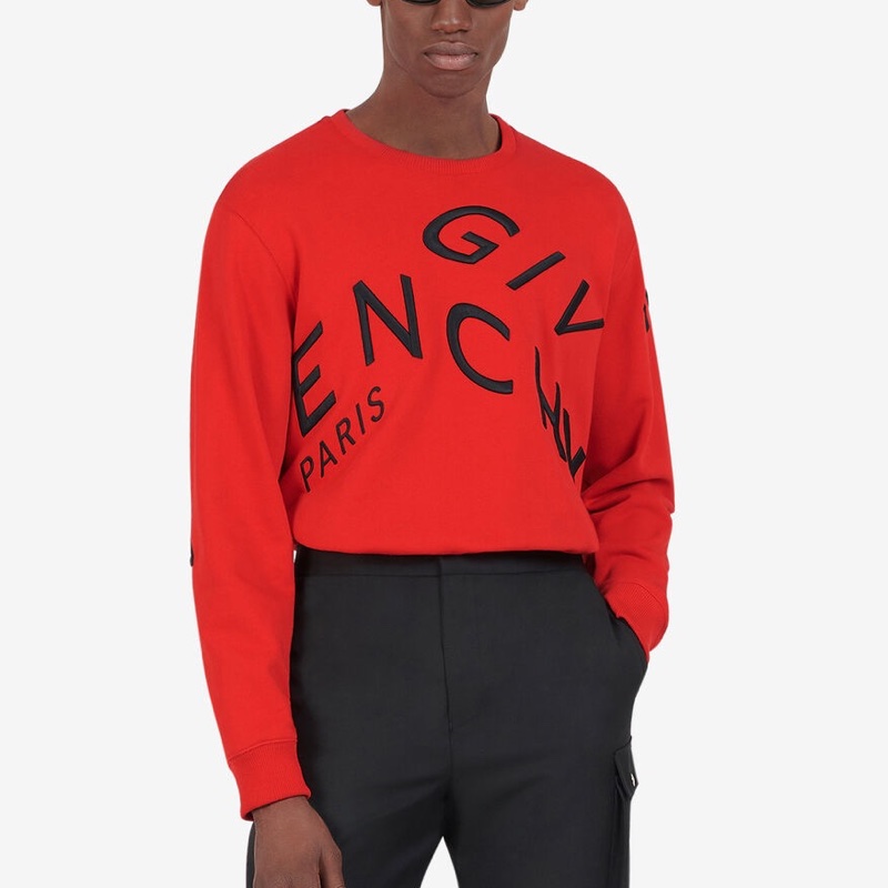 Givenchy 男士 logo刺繡衛衣M L碼-2