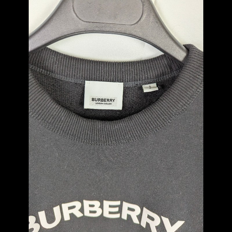 莉亞精品♡Burberry 經典圓領長袖衛衣 尺碼S 二手美品-6