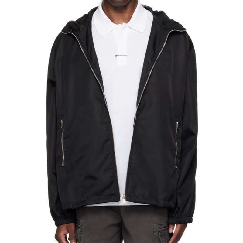 Givenchy 男士 連帽長袖休閒夾克IT-46 IT-48 IT-50 IT-52碼模特身高186CM，穿著48碼-6