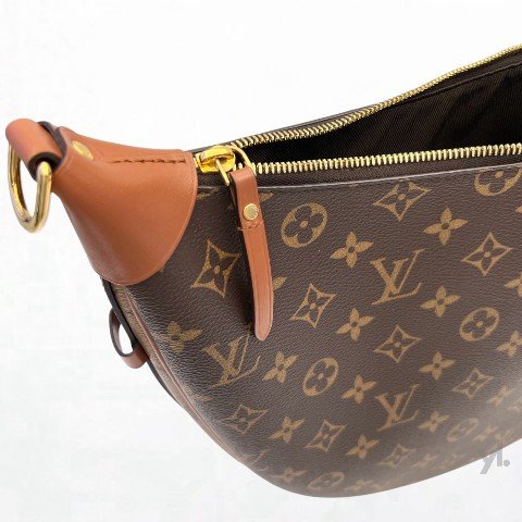 S5254-LV包包 Loop Hobo雙色原花月亮包M46311-7