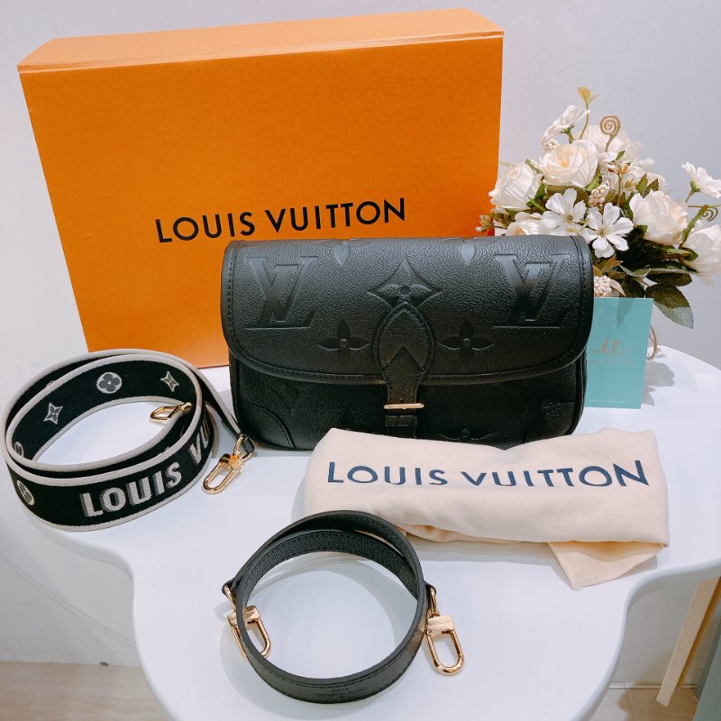 TW4692 Louis Vuitton 路易威登暗花紋肩帶包包Diane Bag Monogram Empreinte-10