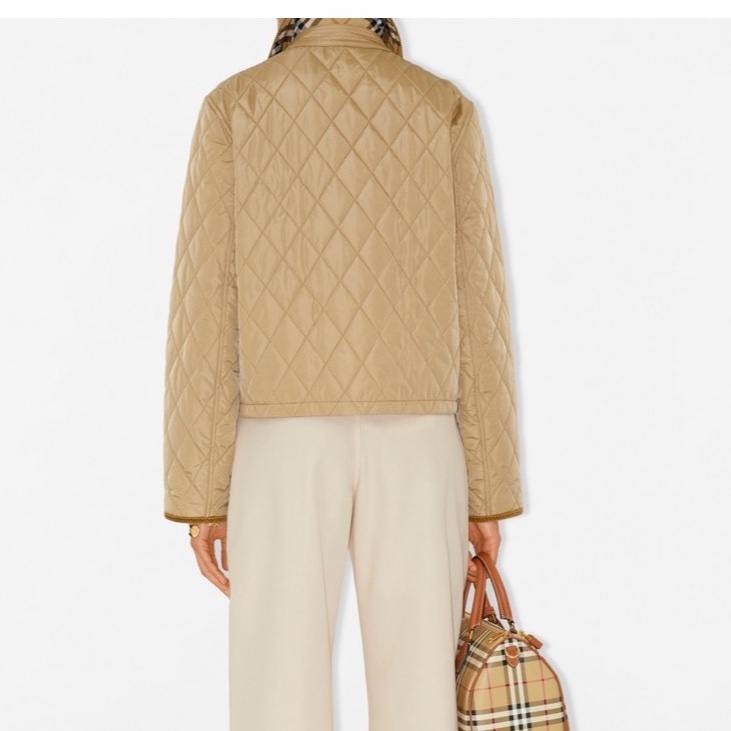 Burberry 女士 短款絎縫尼龍夾克XXS XS S M L XL XXL碼-3