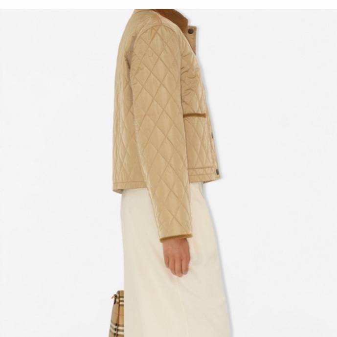 Burberry 女士 短款絎縫尼龍夾克XXS XS S M L XL XXL碼-4