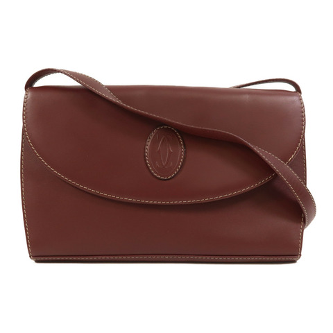 CARTIER 牛皮皮革Shoulder Bag金扣肩背袋