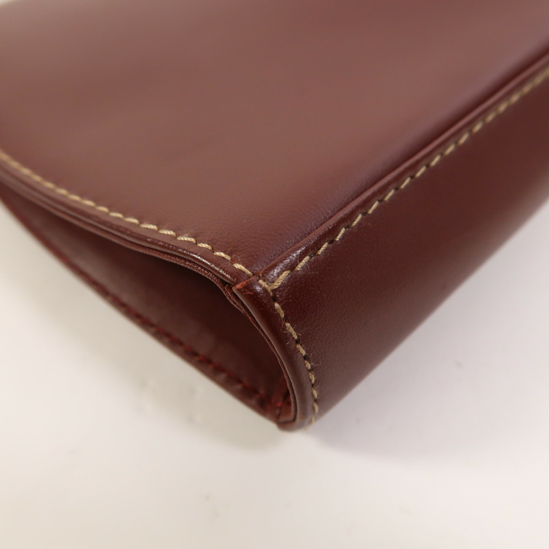 CARTIER 牛皮皮革Shoulder Bag金扣肩背袋-13