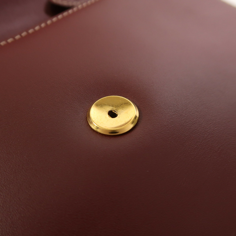 CARTIER 牛皮皮革Shoulder Bag金扣肩背袋-16
