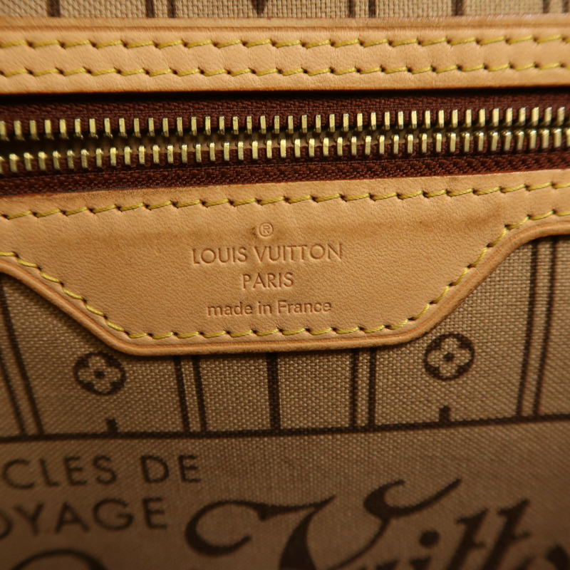 LOUIS VUITTON Monogram Neverfull GM金扣手挽袋-5