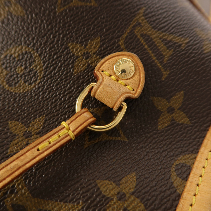 LOUIS VUITTON Monogram Neverfull GM金扣手挽袋-17