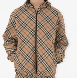 Burberry 男士 雙面格紋休閒夾克XXXS XS S M L XL XXL碼模特身高 184 CM，穿著 UK M 碼-5