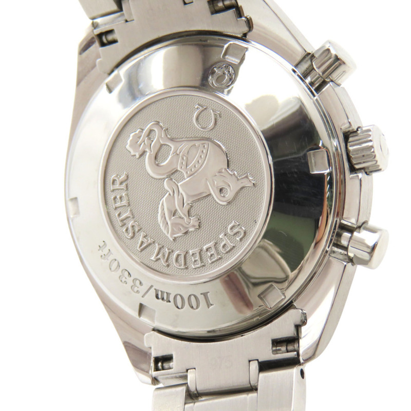 成色極佳的歐米茄超霸系列三曆星期日曆3220.50自動腕錶，不鏽鋼黑色錶盤，型號0423-6