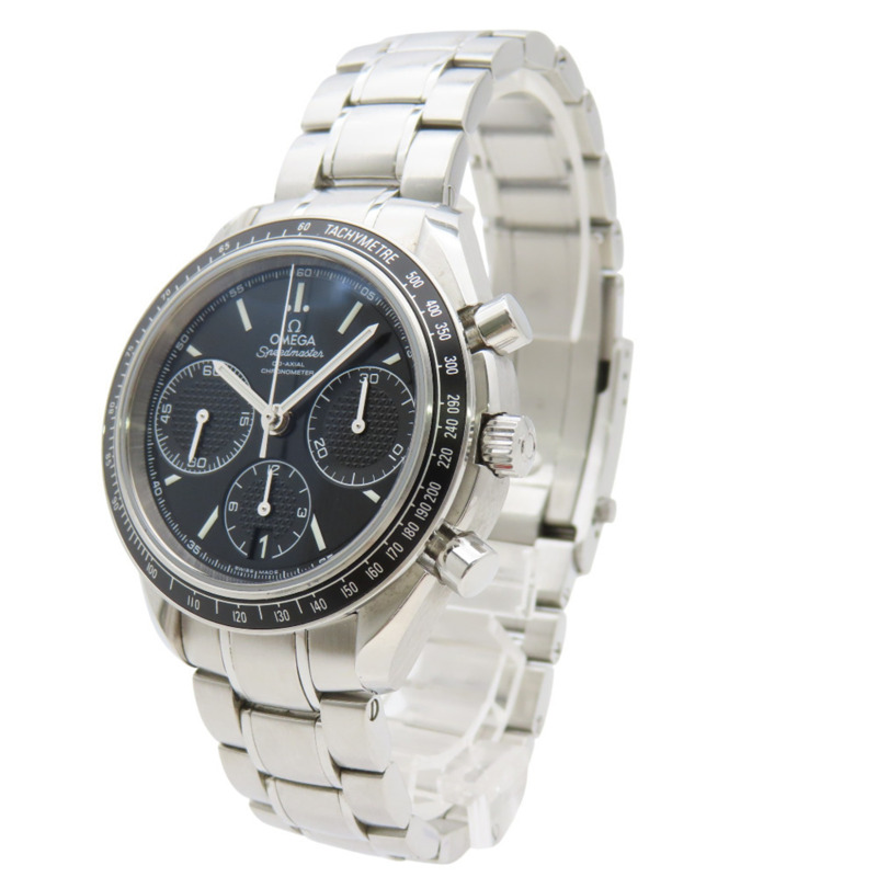 歐米茄超霸系列賽車腕錶 326.30.40.50.01.001 自動機械錶 不鏽鋼錶殼 黑色錶盤 0425-1