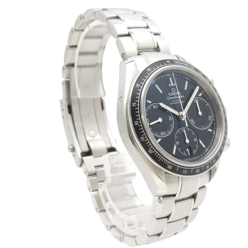 歐米茄超霸系列賽車腕錶 326.30.40.50.01.001 自動機械錶 不鏽鋼錶殼 黑色錶盤 0425-2