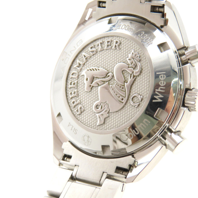 歐米茄超霸系列賽車腕錶 326.30.40.50.01.001 自動機械錶 不鏽鋼錶殼 黑色錶盤 0425-6