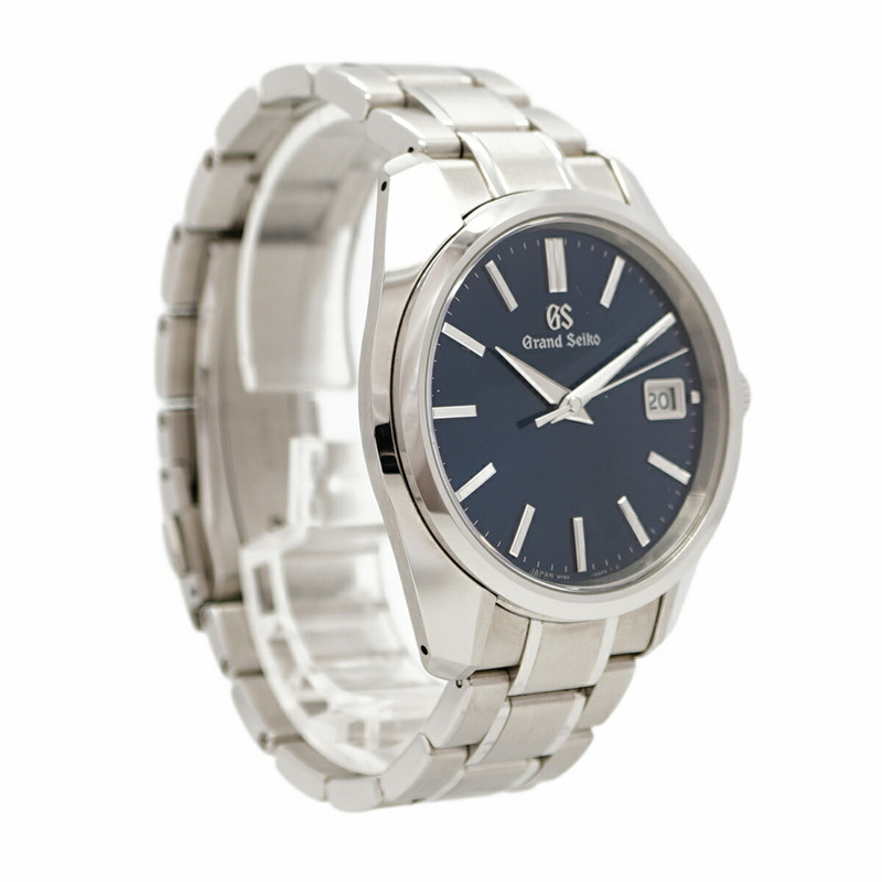 精工 Grand SBGV239 9F82-0AA0 藍色錶盤男士腕錶-3
