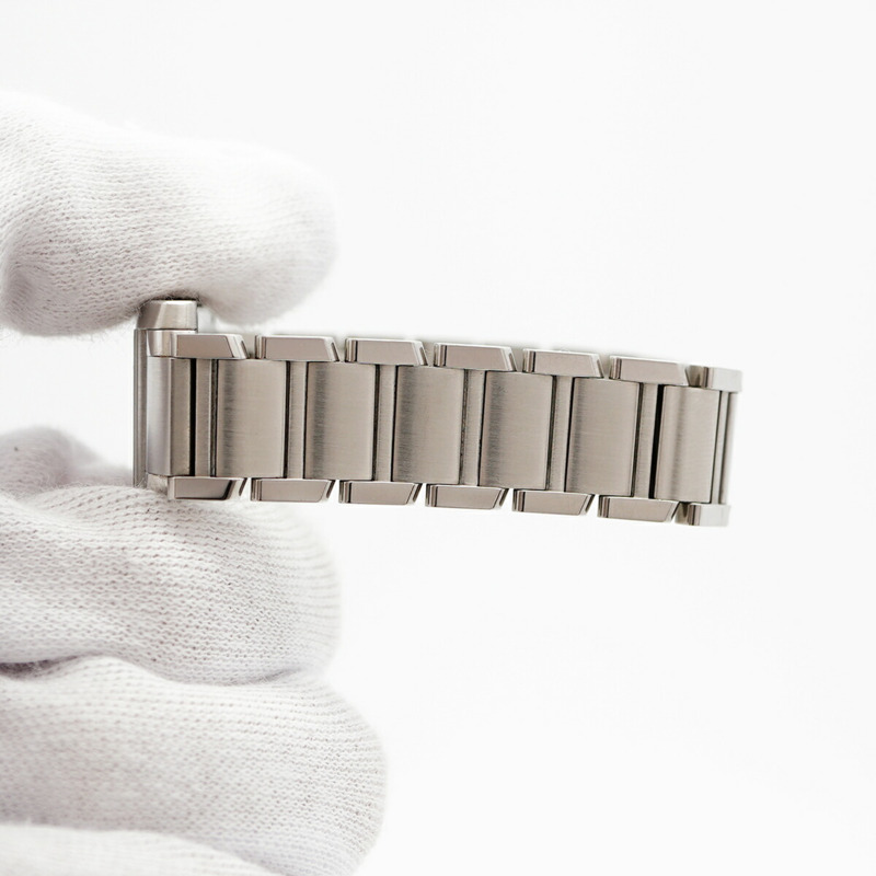 卡地亞 Tank Française SM W51028Q3 粉紅錶盤女錶-6