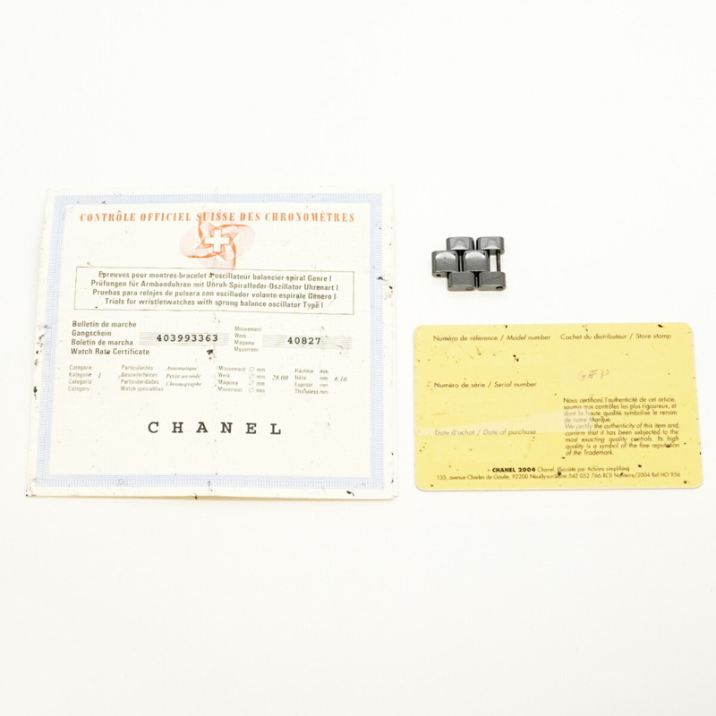 香奈兒 J12 H2419 黑色錶盤男士腕錶-1