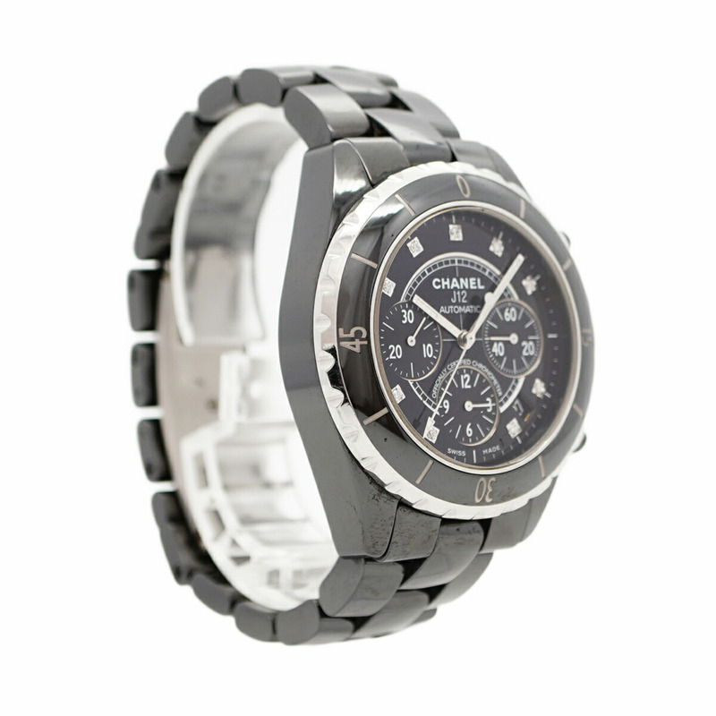 香奈兒 J12 H2419 黑色錶盤男士腕錶-3