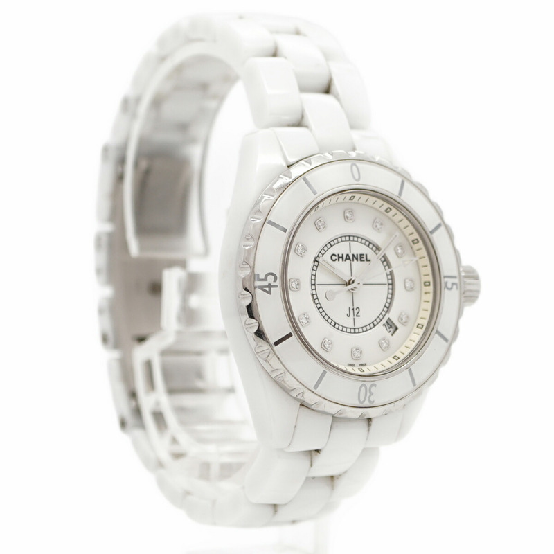 香奈兒 J12 H1628 白色錶盤女錶-3