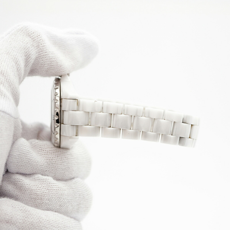 香奈兒 J12 H1628 白色錶盤女錶-6