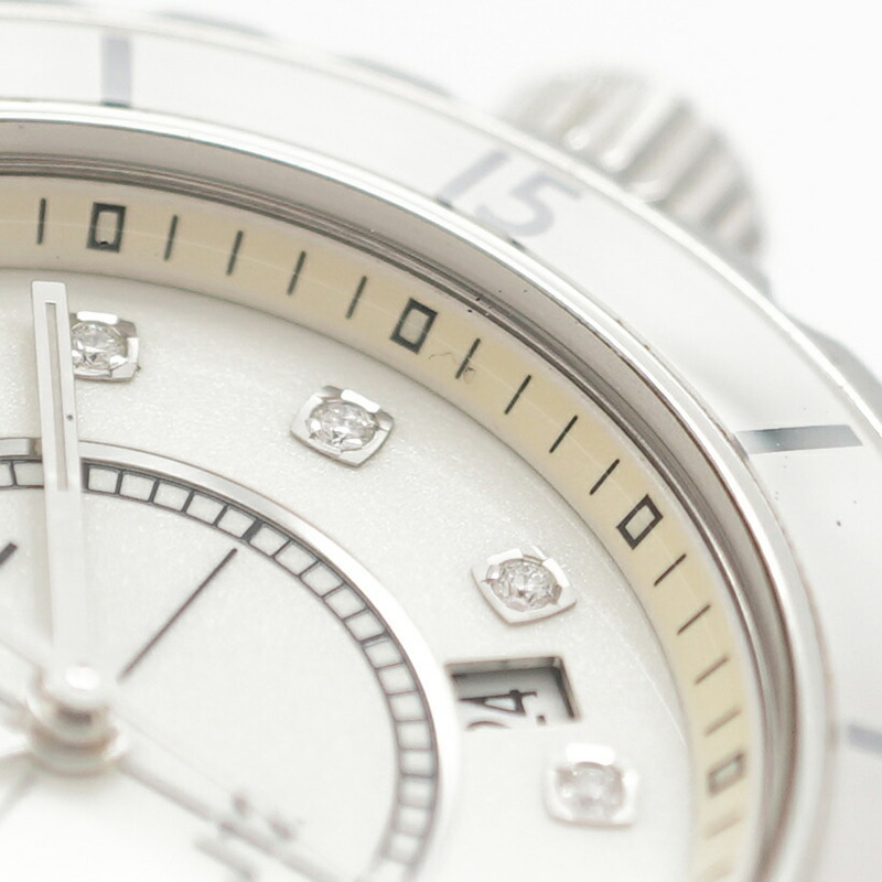 香奈兒 J12 H1628 白色錶盤女錶-7