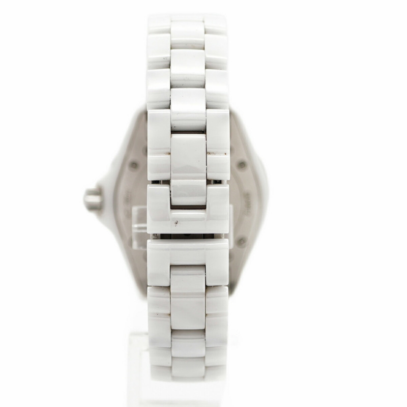 香奈兒 J12 H1628 白色錶盤女錶-8