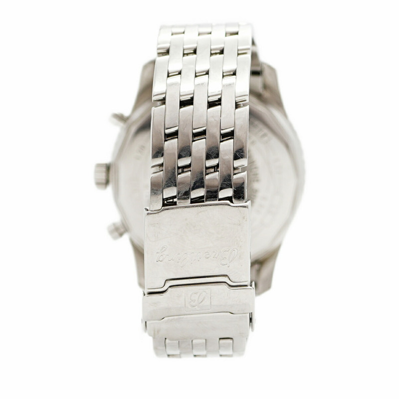 百年靈 Navitimer A19340 藍色錶盤男士腕錶-9