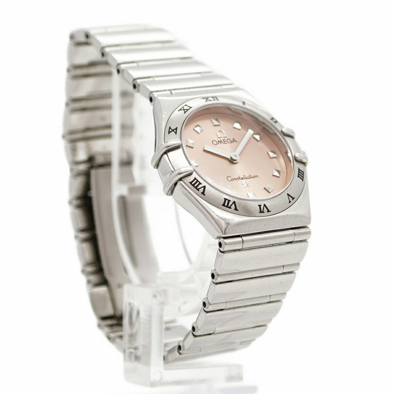 歐米茄星座系列 1571.61 粉紅錶盤女錶-3