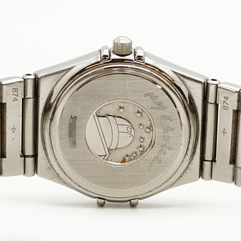 歐米茄星座系列 1571.61 粉紅錶盤女錶-5