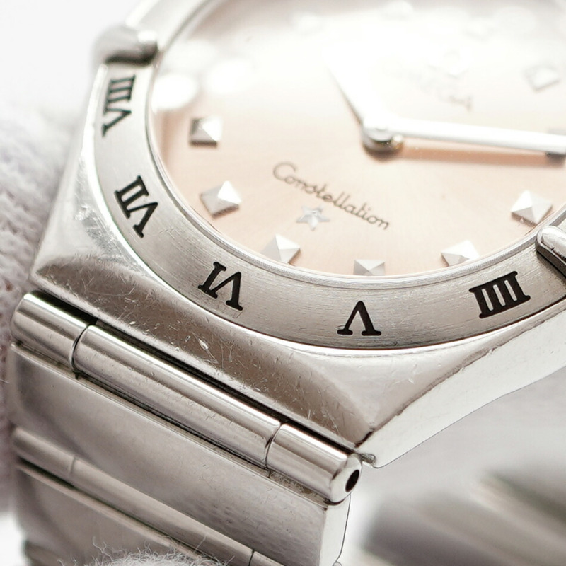 歐米茄星座系列 1571.61 粉紅錶盤女錶-7