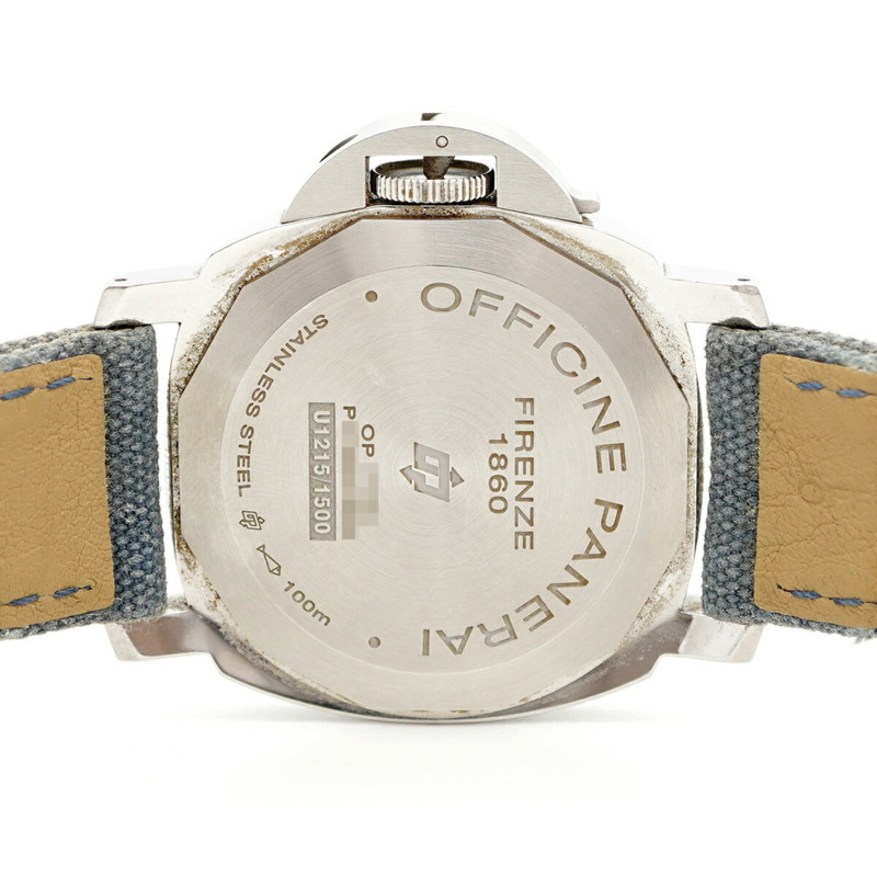 沛納海 Luminor Marina PAM00777 黑色錶盤男士腕錶-5