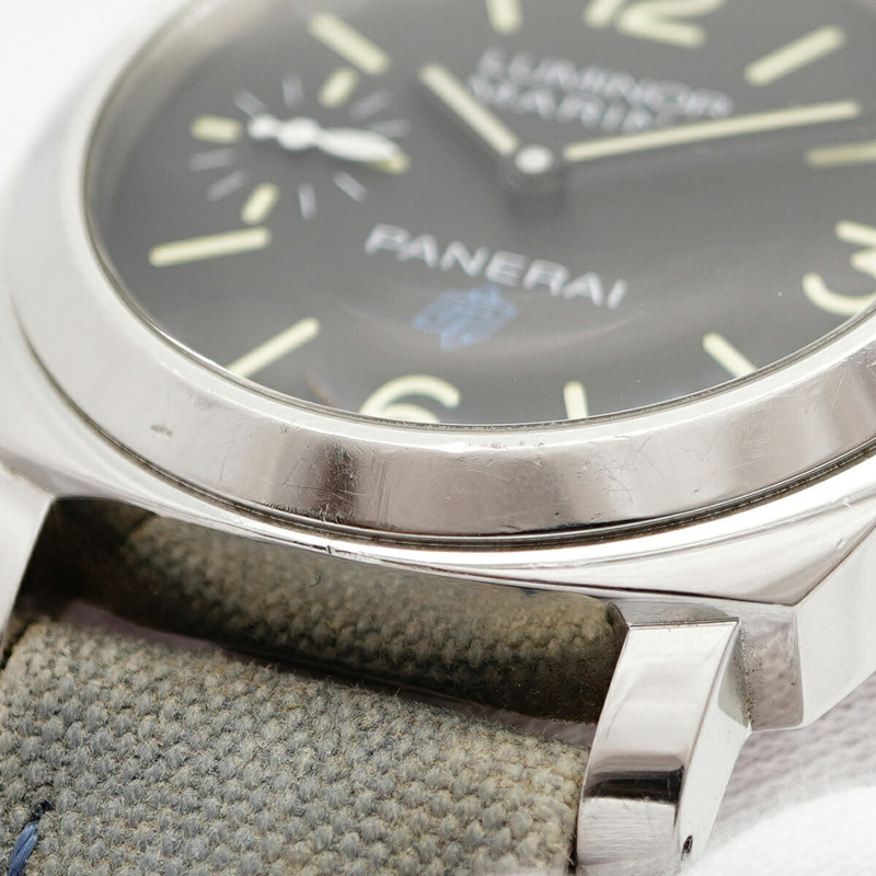 沛納海 Luminor Marina PAM00777 黑色錶盤男士腕錶-7